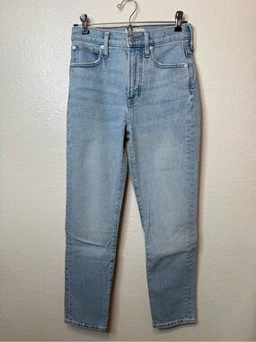 Madewell The Perfect Vintage Jeans Light Blue Size 24 Classic Minimalist Denim